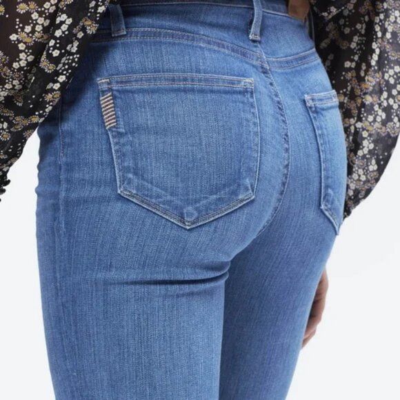 PAIGE Women's High Rise Blue Jeans - Picture 6 of 15